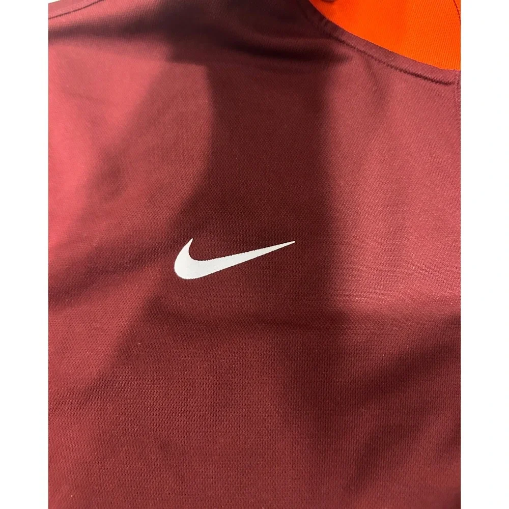 Nike Dri-FIT Mens‎ Virginia Tech Hokies Polo Shirt XXL Golf Activewear Stretch
